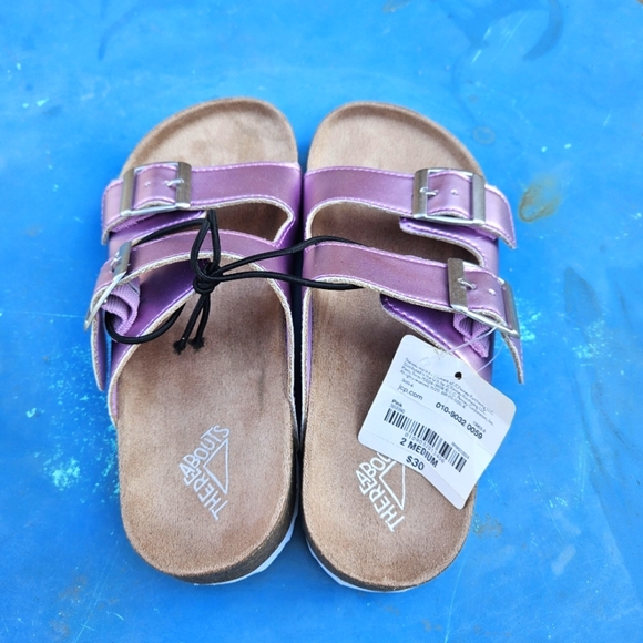 ThereAbouts Sandals Girls Size 2M - Picture 11 of 14